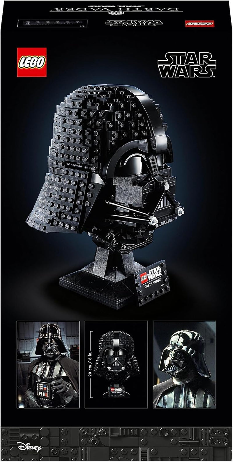 LEGO Star Wars Zestaw do budowania hełmu Dartha Vadera dla dorosłych, pomysł na prezent dla mężczyzn, kobiet, dla niego lub dla niej, model kolekcjonerski do zbudowania i wystawienia 75304 zestawy do budowania Besuche w sklepie LEGO