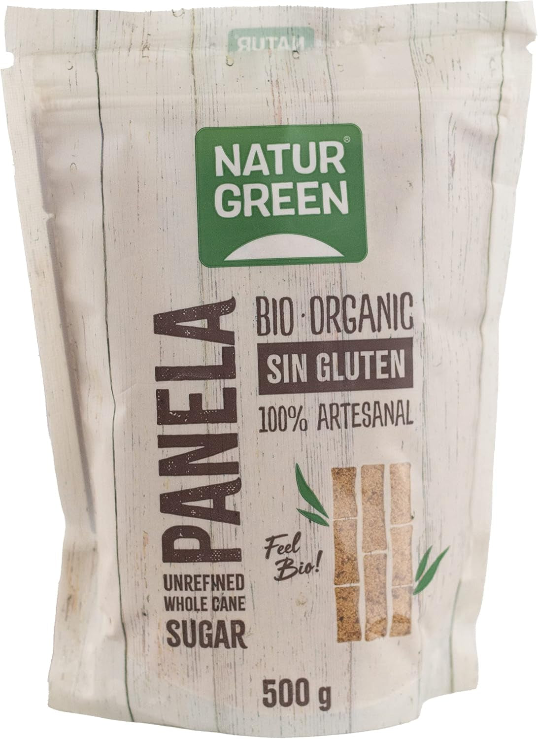 - Organiczny panel krystalizowany, czysty cukier, ekologiczny słodzik, naturalny sok z trzciny cukrowej - 500G, opakowanie 12 słodzików Naty Shop Default Title
