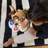 Baby Einstein, Drum & Learn Dean Muzyczna zabawka edukacyjna – multisensoryczna zabawka dla dziecka, 2 tryby gry, kolory, kształty i instrumenty, ponad 50 dźwięków, zabawki dla dzieci od 6 miesiąca życia Naty Shop