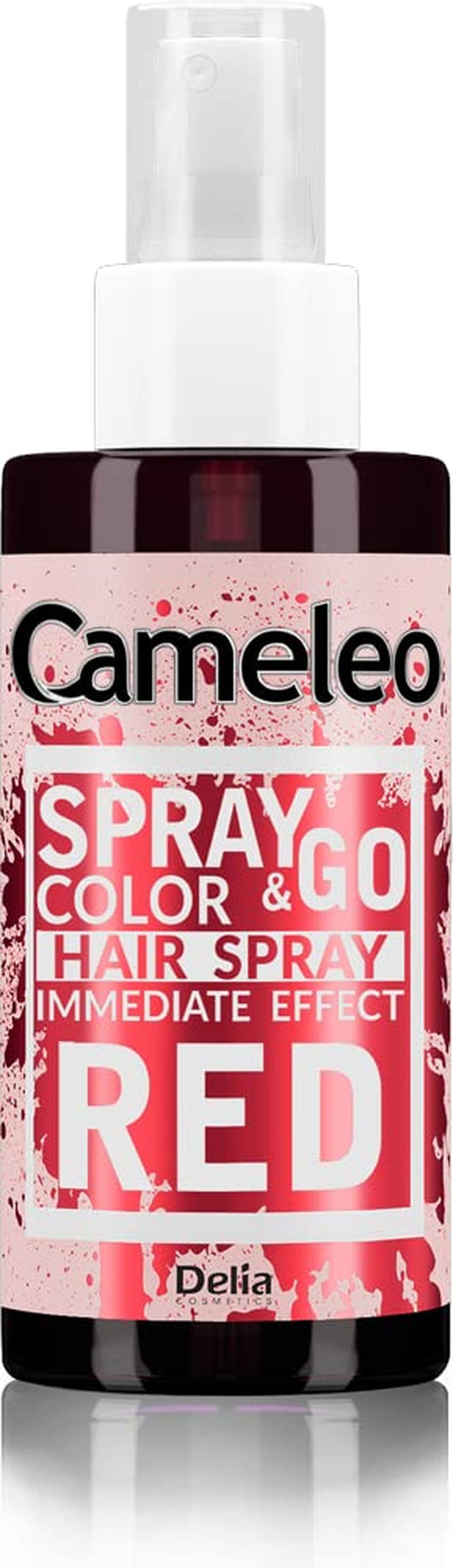 Cameleo - Spray & Go - spray do farbowania włosów - fioletowy - do włosów blond, platynowego blondu i siwych - po prostu spryskaj i gotowe - półtrwały - natychmiastowy efekt - karnawałowa farba do włosów - 150 ml Naty Shop Red Hair Dye 150 ml (1 opakowanie)