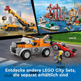 LEGO City Koparka gąsienicowa, zabawkowa koparka dla dzieci od 8 lat, zabawka konstrukcyjna z modelem koparki, ciężarówka do zbudowania z akcesoriami i 3 minifigurkami 60420 Zestawy konstrukcyjne Besuche den LEGO-Store