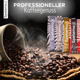 Spetema Kaffeebohnen Ragazzi Espresso Bar - 50% Arabica i 50% Robusta, Intensität 8/10, Mittlere Röstung, Zartes Aroma & Dichtes Geschmackserlebnis, 1 kg.