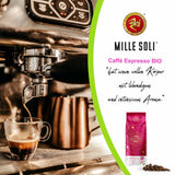 Organiczne ziarna espresso 500g w szczelnym pudełku po kawie - najwyższej jakości i wielokrotnego użytku - najwyższej jakości ziarna kawy palone na Sycylii