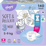 Pieluchy Bella Baby Happy Premium, rozmiar 6, Junior Extra, 15+ kg, 96 sztuk, pieczęć DERMATEST i OEKO-TEX, pieluchy jednorazowe