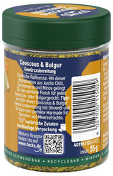 Fuchs Spices Gourmet Selection Bliski Wschód/Afryka - Mieszanka przypraw do kuskusu i bulguru Mieszanka przypraw do wielokrotnego napełniania do przyprawiania potraw bulgur Wegańskie 55g