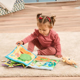 VTech Baby Moja duża pluszowa książeczka - Dotknij i poczuj książeczkę z muzyką i dźwiękami - Materiałowa książeczka z ruchomymi elementami - Zabawka rozwijająca zdolności motoryczne i sensoryczne - Dla niemowląt i dzieci w wieku 3-24 miesięcy Bebe Naty Shop Toys