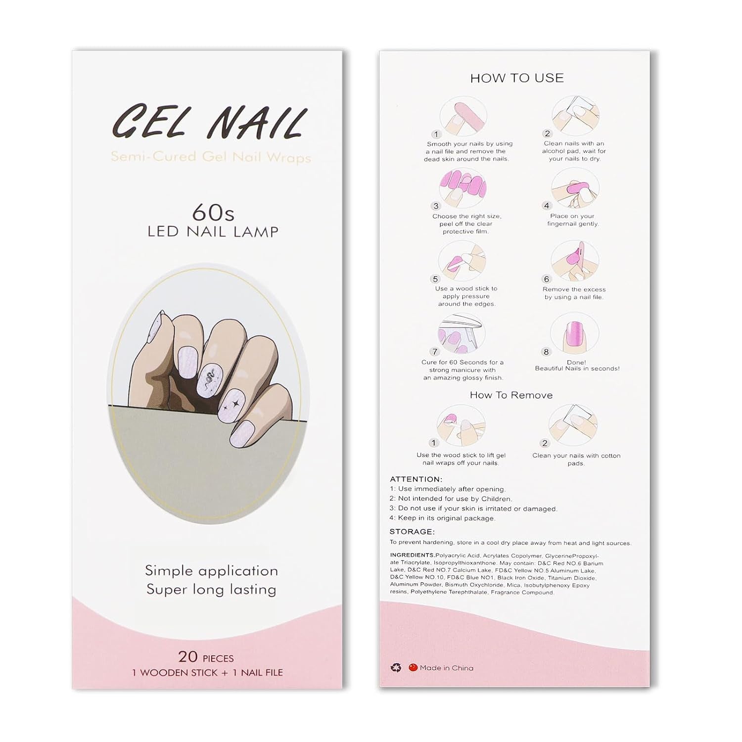 JMEOWIO Nagelfolie UV Härtend Schlange Stern Żelowe paski do paznokci UV Nagelsticker Nagelaufkleber Nail Art Dekoration Nageldesign Zubehör
