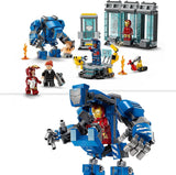 LEGO Marvel Laboratorium Iron Mana: Zbroja Zbroi — zabawka superbohatera z figurką mecha, 5 minifigurek, w tym Aldrich Killian — prezent Avengers dla chłopców i dziewcząt w wieku od 8 lat 76315 Zestawy do budowania Beuche den LEGO-Store