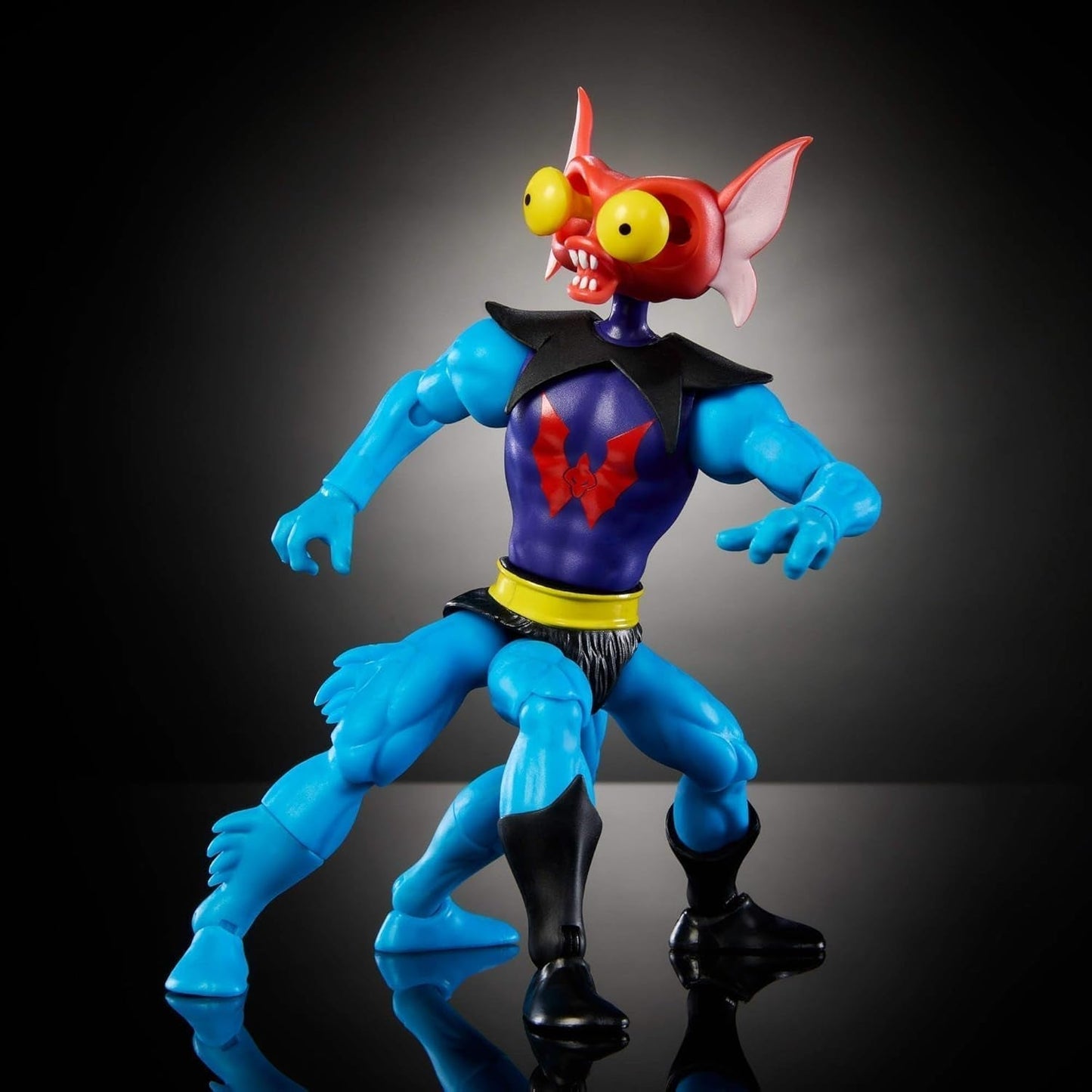 Figurka Masters of the Universe Origins Mantenna Princess of Power z kolekcji kreskówek, ok. Telewizor o wysokości 14 cm, lata 80. Bogeyman Lift-Up Eyes JBM78 Figurki Naty Shop