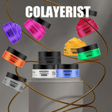 COLAYERIST Tymczasowo zmywalna farba do włosów czarnych Wosk koloryzujący do włosów dla mężczyzn i kobiet Tusz do rzęs na imprezę lub Cosplay Produkty do koloryzacji bez bałaganu Farba do włosów Naty Shop