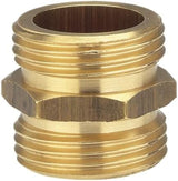 Złączka gwintowana Gardena z mosiądzu: Złącze mosiężne do podłączenia z obu stron, np. do pomp, gwint rurowy 26,5 mm (G 3/4 cala) (7260-20)