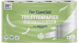 By Amazon Papier toaletowy, 3 warstwy, 10 rolek (10 rolek, 1 opakowanie) 200 arkuszy w rolce, certyfikat Fsc