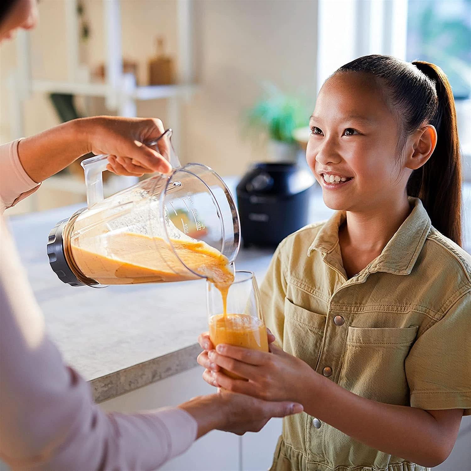 Mikser stojący i ekspres do smoothie Philips – 600 W, 2 litry piwa, aplikacja Homeid, 2 funkcje Geschwindigkeitsstufen + funkcja impulsowa, funkcja Problend, funkcja kruszenia lodu (HR2291/41) Kuchnia Naty Shop