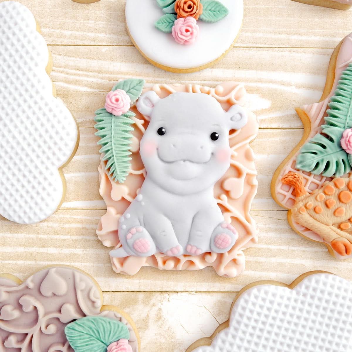 Katy Sue, Odlew silikonowy Sweet Safari, Hipopotam kuchenny Naty Shop