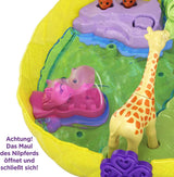 Polly Pocket GKJ64 - Przenośne pudełko kieszonkowe w kształcie ananasa z 8 zabawnymi funkcjami, lalkami Polly i Purple, 2 akcesoriami i arkuszem naklejek; zabawka dla dzieci od 4 roku życia Papusi Naty Shop