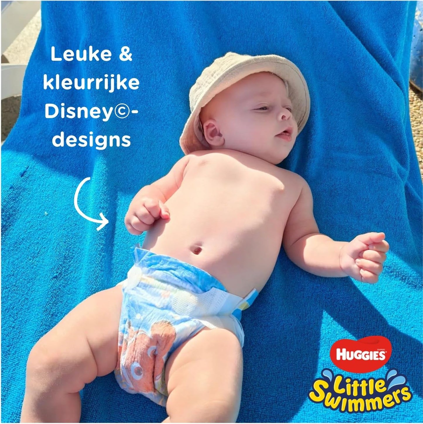 Jednorazowe pieluszki do pływania Huggies Little Swimmers, rozmiar 2–3 – łącznie 36 majtek