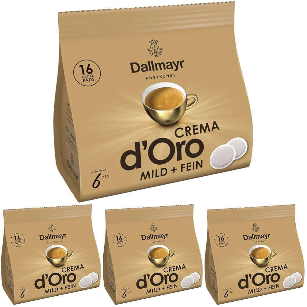 Płatki Crema d'Oro łagodne i delikatne (16 płatków Kaffee) (opakowanie z 4)