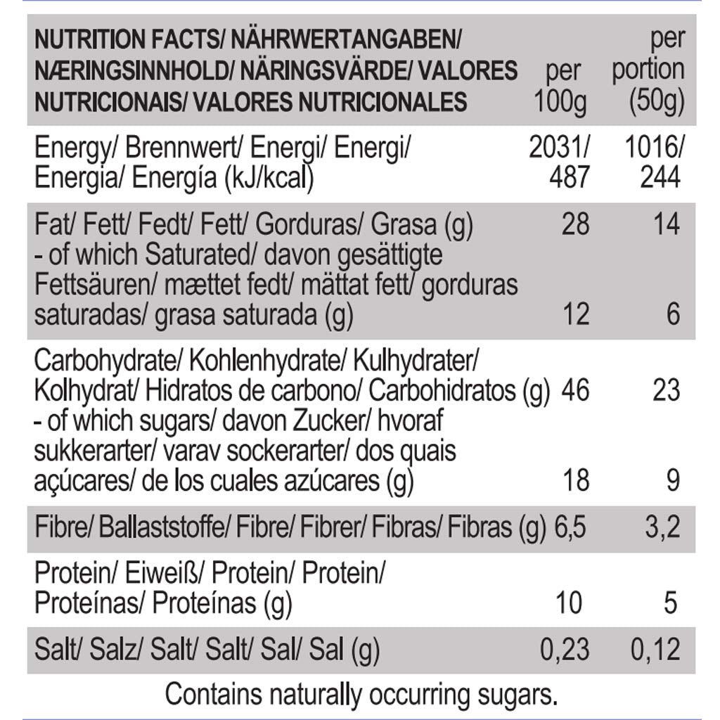Wegańskie ciasteczka migdałowe ze słonym karmelem – pakowane pojedynczo, bezglutenowe, organiczne płatki owsiane migdałowe, bez soi – 12 x 50 g opakowanie zbiorcze (opakowanie 2 szt.)