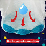 Pampers - Antypoślizgowe koszulki nocne dla niemowląt - Rozmiar 6 - Małe opakowanie - 30 sztuk - 15+ kg