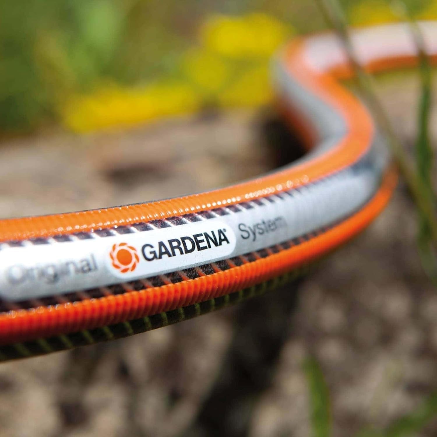 Gardena Wąż ogrodowy Polichlorek winylu (PVC), Comfort HighFLEX 19 mm (3/4 cala), 50 m: Wąż ogrodowy z profilem Power-Grip, ciśnienie rozrywające 30 bar, bardzo elastyczny, stabilny wymiarowo, odporny na promieniowanie UV, zapakowany (18085-20)