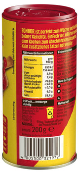 MAGGI Fondor Przyprawa do warzyw, mięsa lub ryb, Przyprawa do zup lub sałatek, opakowanie 10 szt. (10 x 200g)