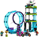 LEGO 60361 City Stuntz Ultimate Stunt Rider Challenge, akrobacje 3 w 1 dla 1 lub 2 graczy, z 2 motocyklami na kółkach dla dzieci, zestawy do budowania 2023 w sklepie LEGO