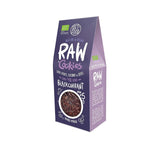 DIET-FOOD RAW Organiczne ciasteczka z czarną porzeczką Zdrowa przekąska Pyszne ciasteczka biurowe Bez konserwantów 100g (1 opakowanie)