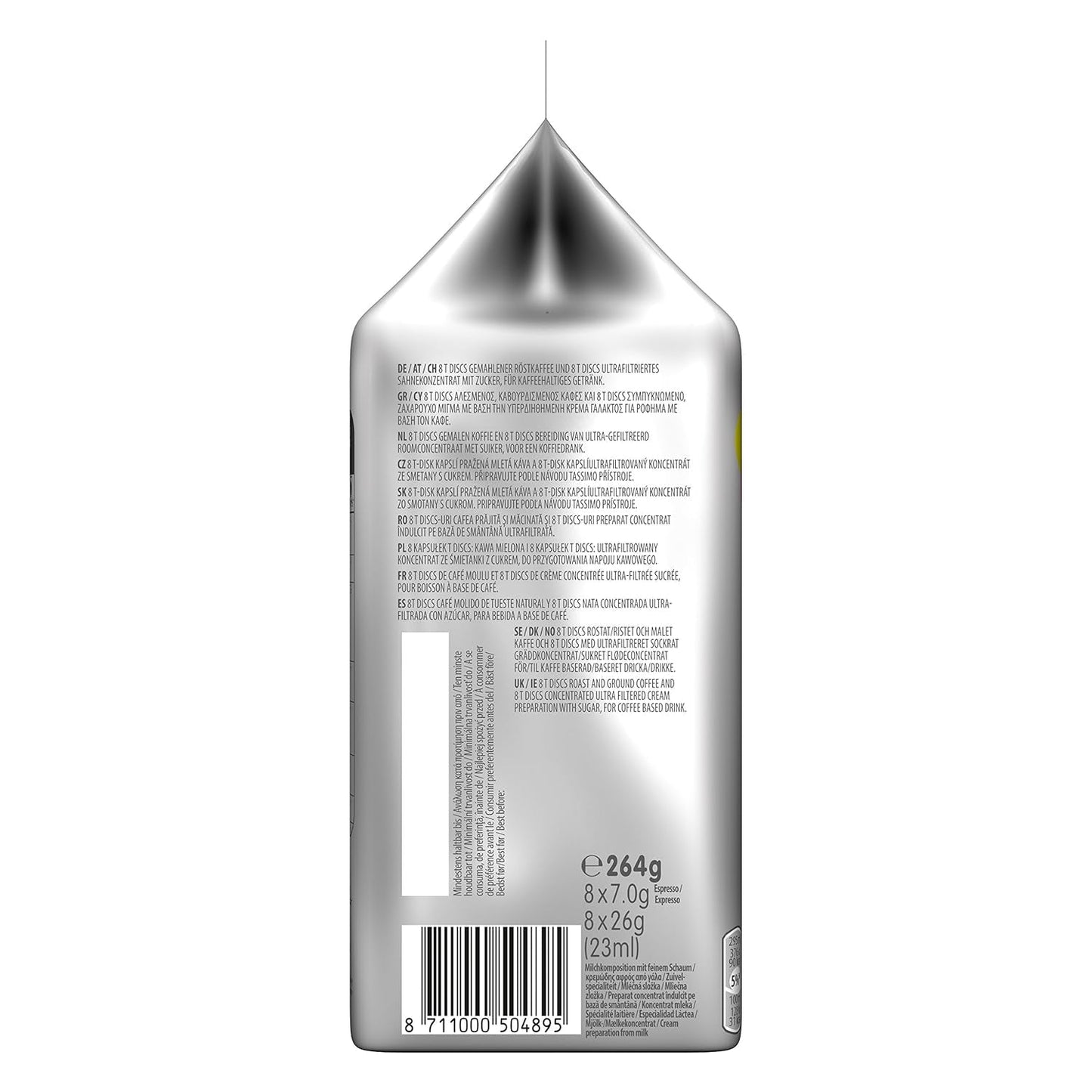 Tassimo Kapseln Jacobs Type Latte Macchiato Classico, 5 x 8 saszetek, 40 Kaffeekapseln