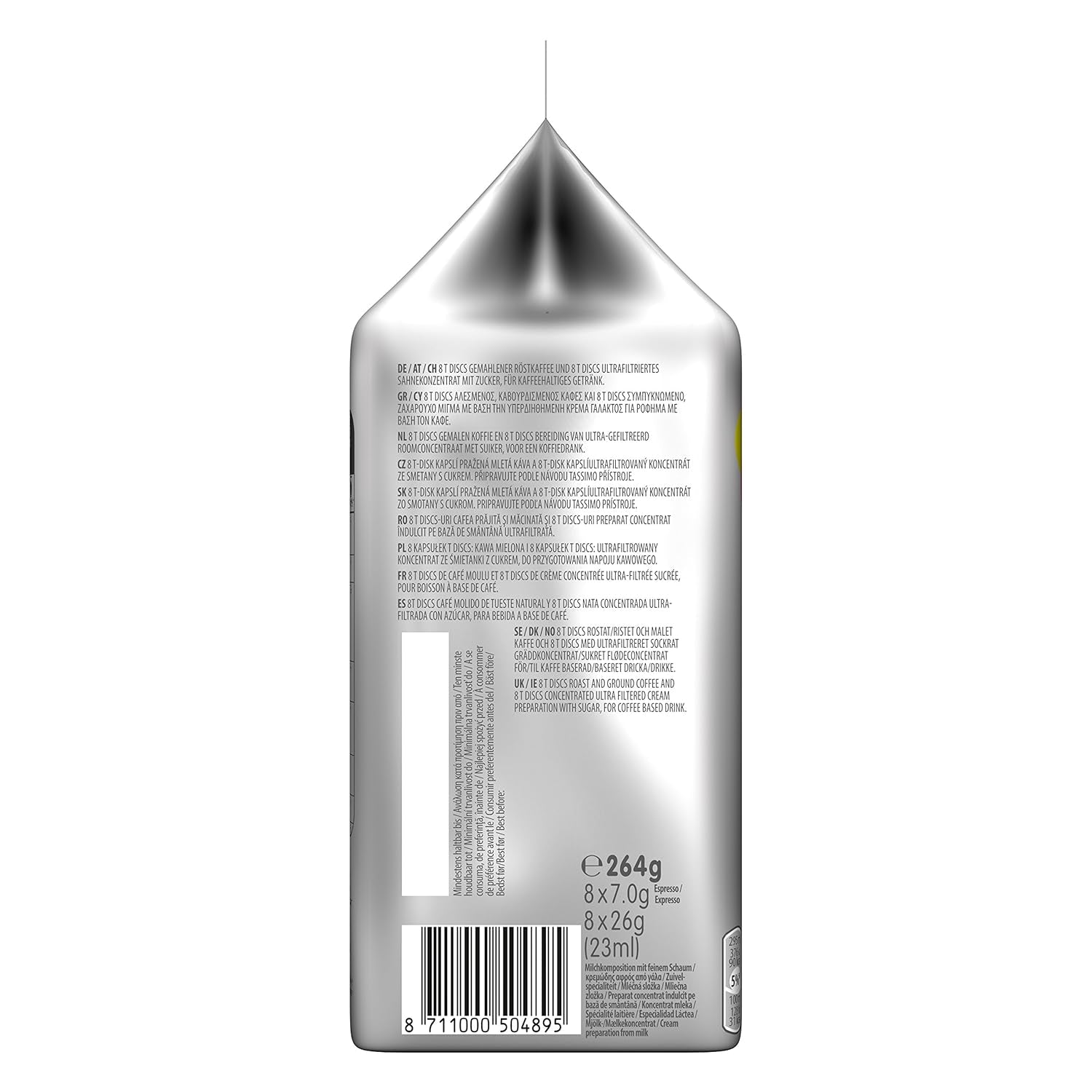 Tassimo Kapseln Jacobs Type Latte Macchiato Classico, 5 x 8 saszetek, 40 Kaffeekapseln