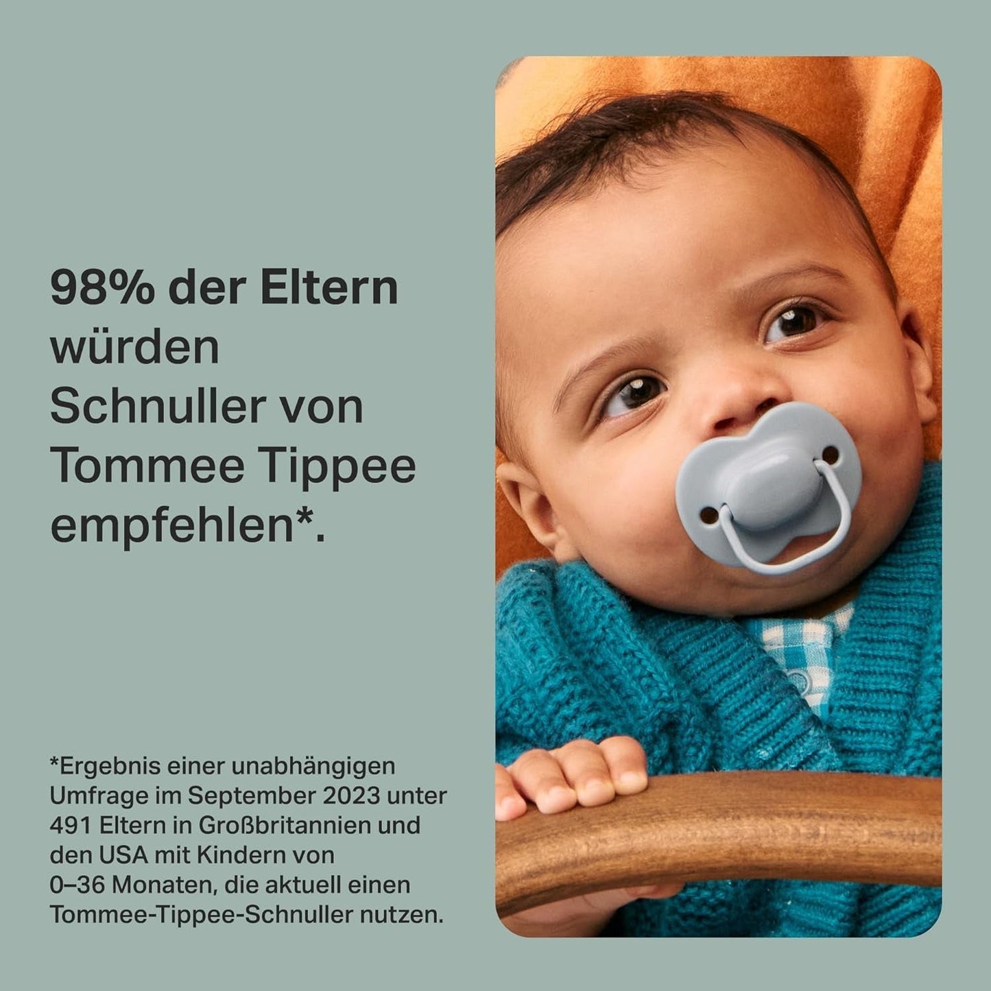 Smoczki Tommee Tippee Anytime, 0-6 miesięcy, opakowanie 6 symetrycznych smoczków, bez BPA