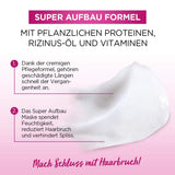 L'Oréal Paris Elvital Maska przeciw rozdwajaniu się końcówek do włosów długich i zniszczonych, Intensywna kuracja spłukująca, Z witaminami roślinnymi i olejkiem rycynowym, Maska Super Build-up Dream Długość, 1 x 300 ml Naty Shop Maska do włosów