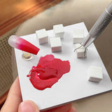 200 Stück Nail Art Schwamm Mit Metallgreifer, Sponge Nagel Pinsel, Nageldesign Zubehör Schwammpinsel, Um Eine Varuandung Von Gradient Nail Art Patterns Zu Erstellen(Weiß?