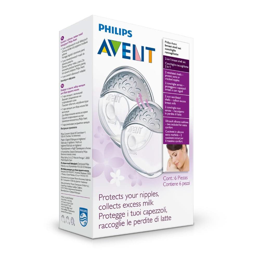 Avent SCF157/02 - Zestaw misek na piersi ISIS Naty Shop