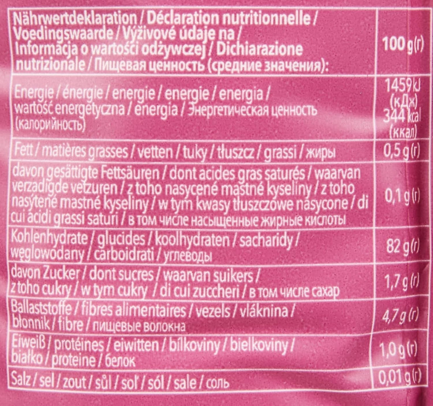 Mehl "Farine" - Basismehlmischung Glutenfrei 1Kg, opakowanie 10Er Mieszanka do pieczenia i gotowania Naty Shop