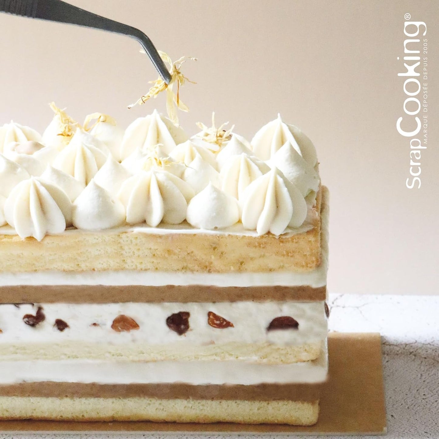 ScrapCooking - Nagietki suszone 3,5g - Kwiaty jadalne - Ozdoby do żywności do pieczenia - Do deserów, ciast, tart, babeczek - Boże Narodzenie, Wiosna, Urodziny - Złocistożółty - 7471