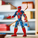 Klocki LEGO Marvel Iron Spider-Man Zabawka akcji superbohatera dla dzieci w wieku powyżej 8 lat Chłopcy i dziewczęta Zestaw zbroi Model do zbudowania Avengers Pomysł na prezent dla fanów filmów Marvela 76298 Zestawy do budowania Szukaj w sklepie LEGO
