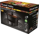 Multicooker Russell Hobbs 6,5L, wyświetlacz cyfrowy, 8 funkcji gotowania Wolnowar Naty Shop