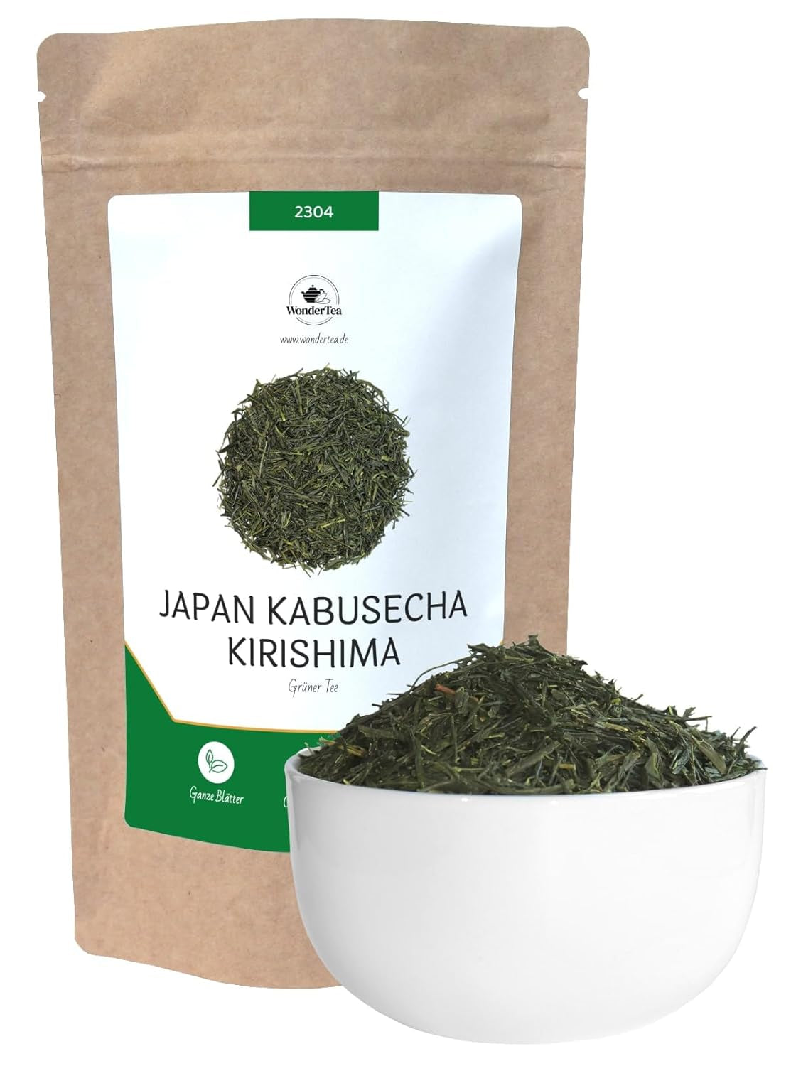 Japońska herbata zielona Kabusecha Kirishima, japońska Kabuse Sencha, zielona herbata premium sypana, bez dodatku aromatów | Wondertea Japońska zielona herbata Kabusecha (50 g)