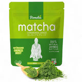 50 g ceremonialnej herbaty Matcha z Japonii – 100% naturalna, wolna od pestycydów i przetestowana – mielona w kamieniu – japońska herbata w proszku Moegi Matcha Premium