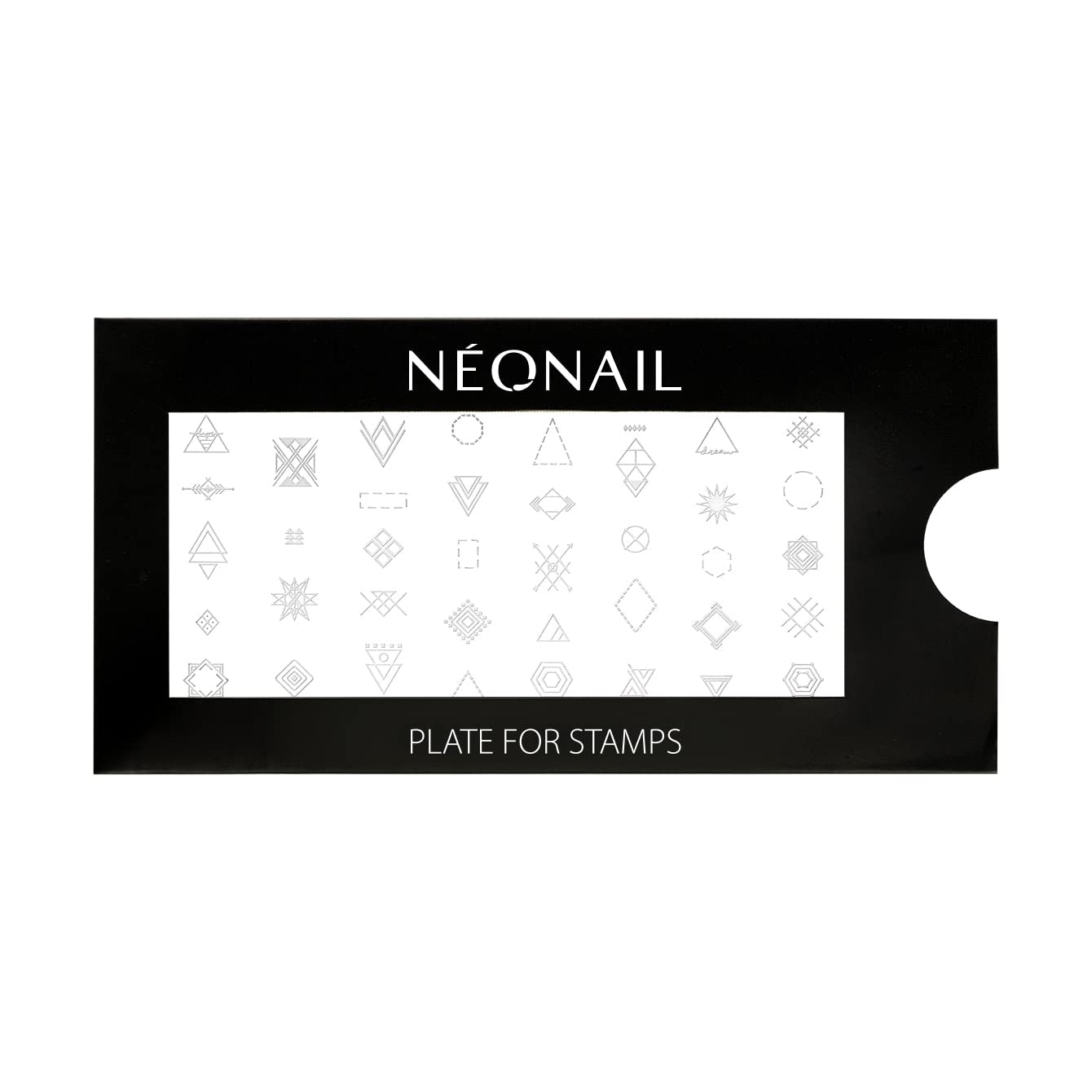 NÉONAIL Nagel Stempel Mit Schaber - Nägel Selber Machen - Stempel do zdobienia paznokci - Nageldesign Für Nagel Schablone - French Nails Stempel - Silikon Nagelstempel