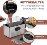 Frytownica olejowa Bomann®, pojemność 3 l, technologia Cool Zone i spust, 2000 W AGD Naty Shop