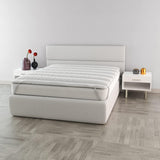 Włoska pościel elegancka pikowana nakładka, biała, podwójne kołdry i kołdry Naty Shop 160X195