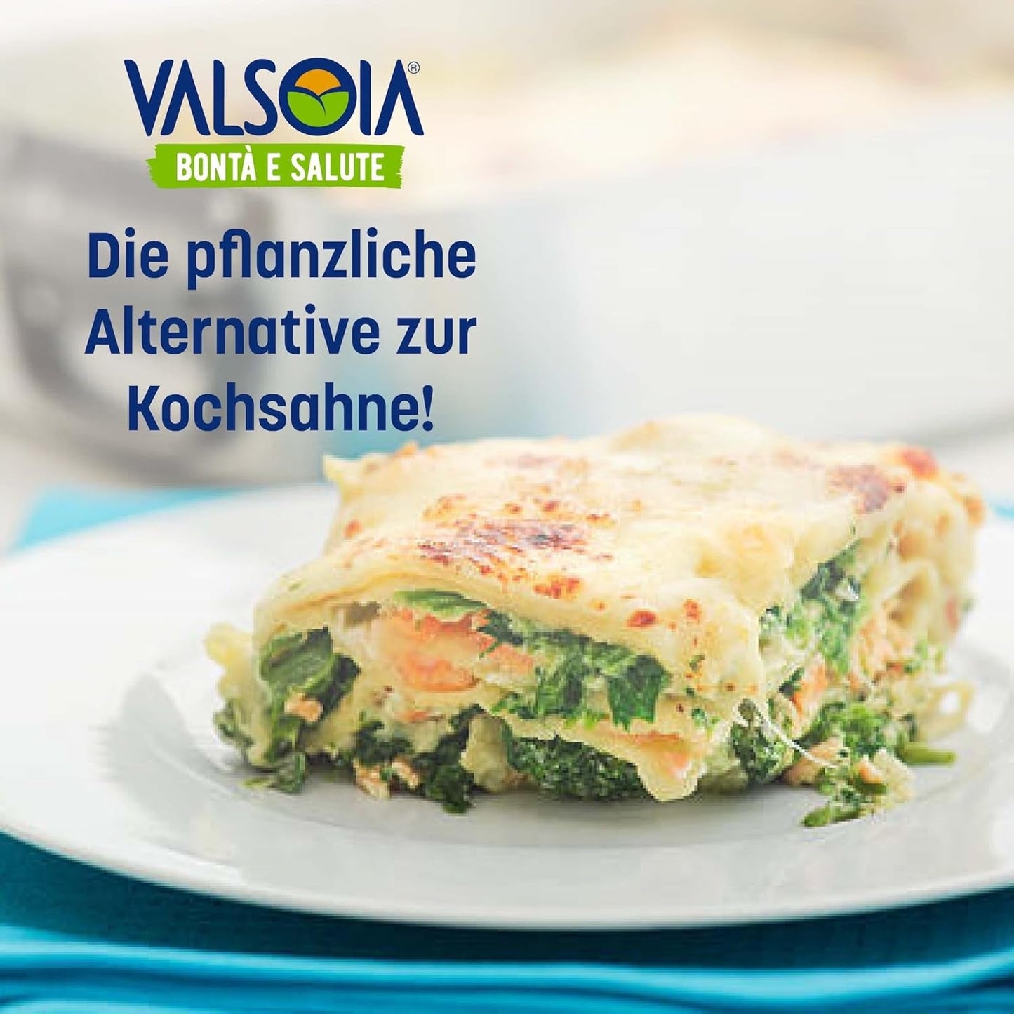 Condisoia krem, idealny krem ​​do gotowania dla osób z nietolerancją laktozy, wegan i wegetarian, wszechstronny w kuchni, 6 x 200 g