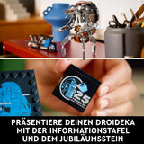 Zestaw LEGO Star Wars Droideka, model droida dla dorosłych, dekoracja biurka, przedmiot kolekcjonerski, pomysł na prezent dla mężczyzn i kobiet 75381 Zestawy do budowania Besuche w sklepie LEGO