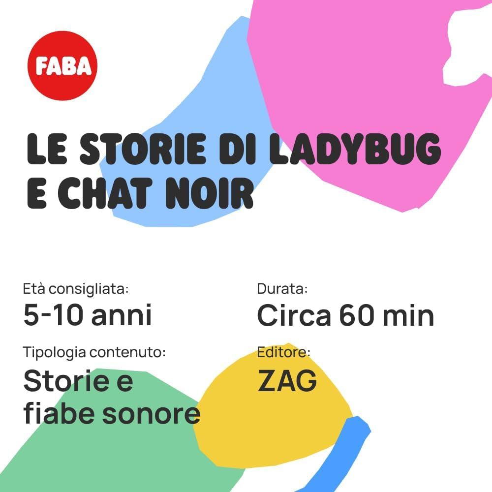 Figurka dźwiękowa - Opowieści Biedronki i Czarnego Kota - Historie dźwiękowe i bajki, chłopcy i dziewczęta 4-6+, wersja włoska Baby Toys Naty Shop