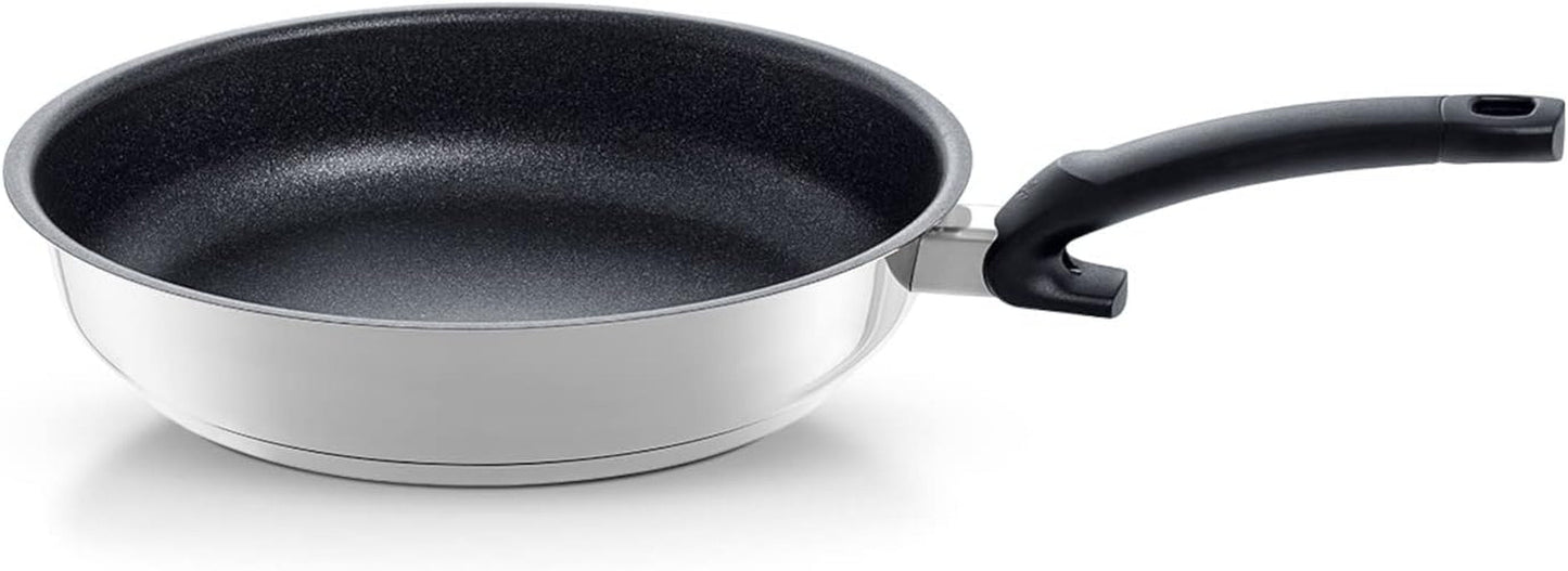 Fissler Adamant Premium patelnia ze stali nierdzewnej, nieprzywierająca, odporna na zarysowania - Garnki i Patelnie Indukcyjne Naty Shop