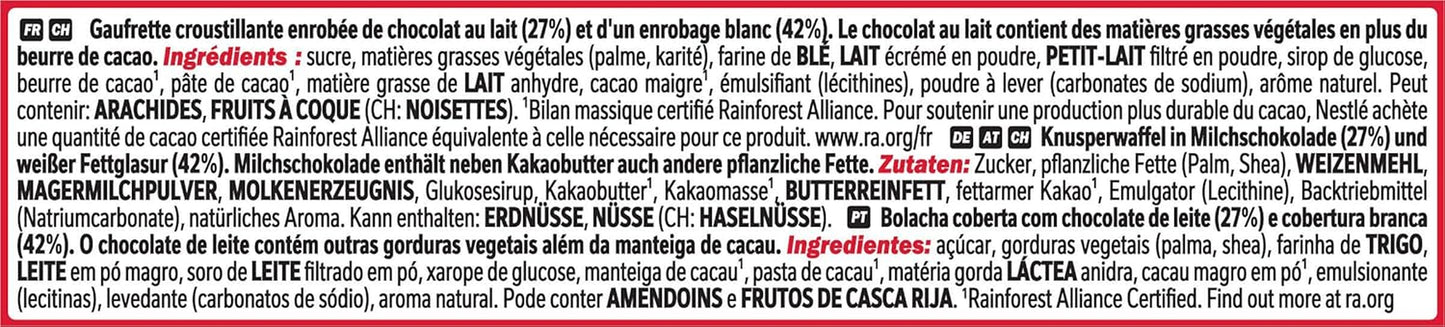 Nestlé Chunky Funky, chrupiący wafelek w mlecznej czekoladzie, opakowanie 24 szt. (24 x 40 g)