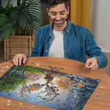 Puzzle Ravensburger 12001088 - Magiczny jeleń i cztery pory roku - 1000 elementów Puzzle dla dorosłych 14+ Puzzle Naty Shop