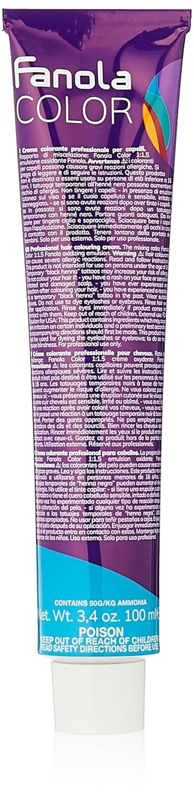 Fanola crema colore Krem koloryzujący 7.0 Blond, 100 ml