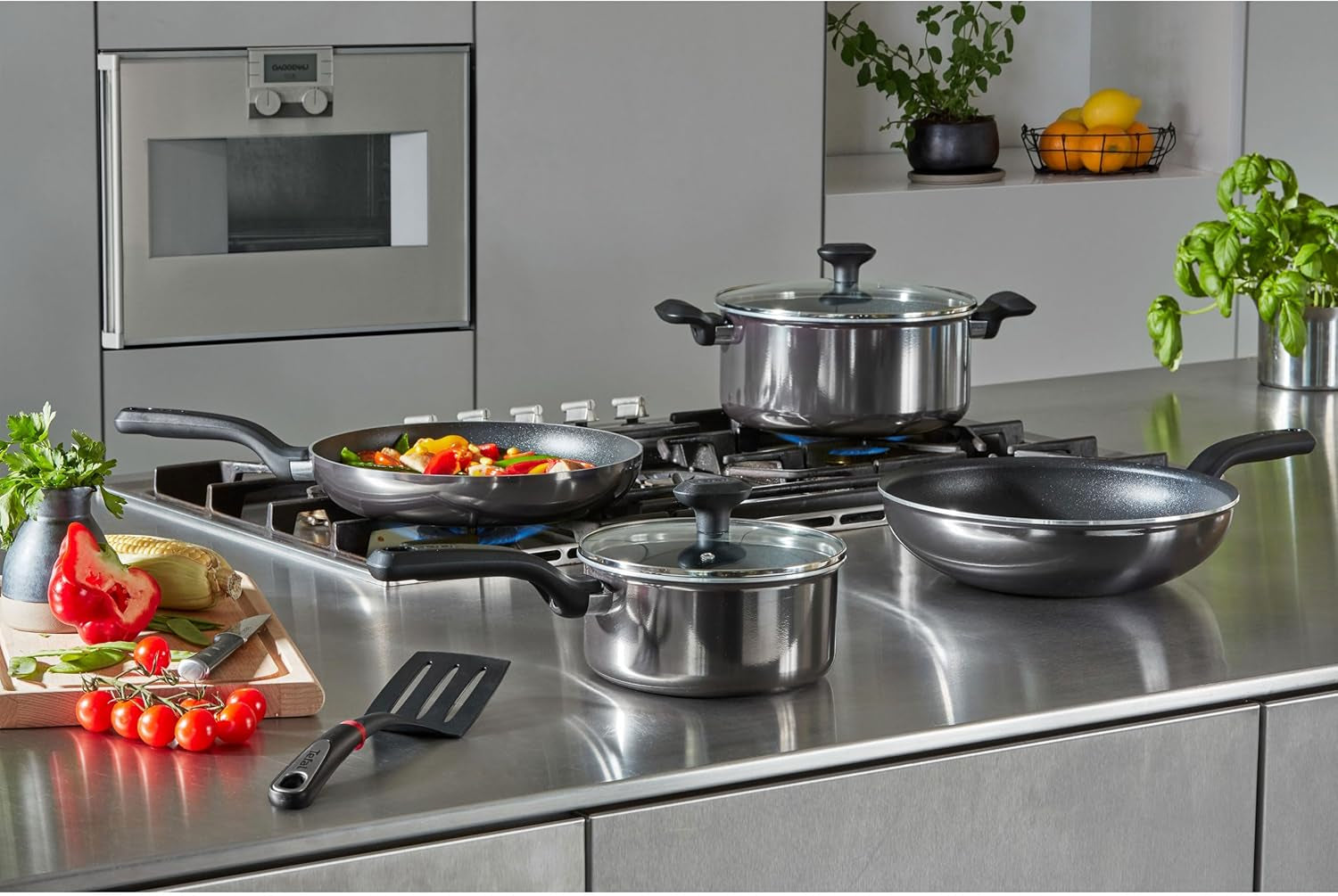 Tefal D52606 Resist, tytanowa powłoka nieprzywierająca Garnki i patelnie Naty Shop